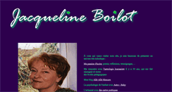 Desktop Screenshot of jacquelineboilot.com