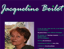 Tablet Screenshot of jacquelineboilot.com